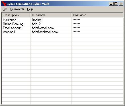 Cyber Vault Screenshot